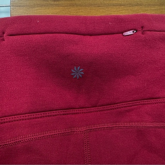 Athleta Altitude Tight in Polartec Power Stretch Red SZ 3X - Picture 6 of 16